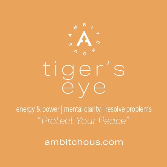 1 Tiger's Eye Rough Hewn Keychain on Silver - Picture 3 of 3